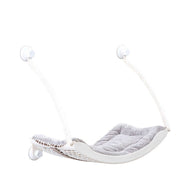 Cozy hanging cat hammock for sunbathing, made from durable plastic, perfect pet nest for your feline friend.