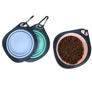 Collapsible Dog Bowls For Travel, Collapsible Silicone Dog Bowl, Foldable Expandable Cup Dish For Small Pet Cat Food Water Feeding Portable Travel Bowl, Dog Portable Water Bowl For Dogs Cats